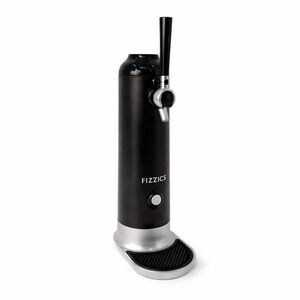 Fizzics Draftpour dispenser beer draft pour black silver batteries